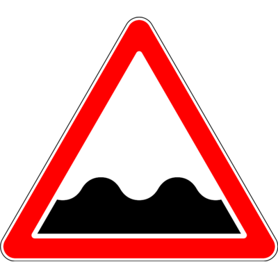 Знак 1.16 «Неровная дорога»