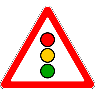 Знак 1.8 «Светофорное регулирование»