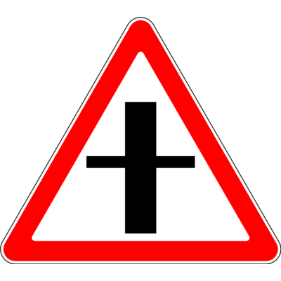 Знак 2.3.1 «Пересечение со второстепенной дорогой»