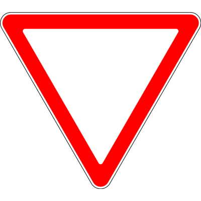 Знак 2.4 «Уступите дорогу»