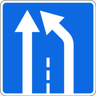 5.8.5 «Жолақтың аяқталуы» белгісі
